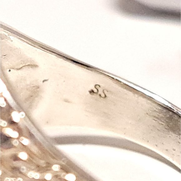 Men’s Natural Blue Larimar Mid-Evil Solid Sterling Silver Ring - Picture 8 of 9